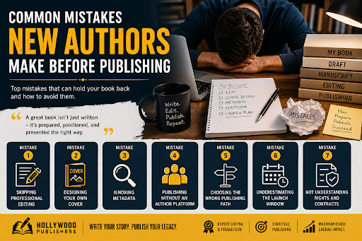 New Author Publishing Mistakes to Avoid Before Launch