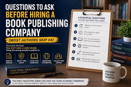 Key Questions to Ask Before Hiring a Book Publisher