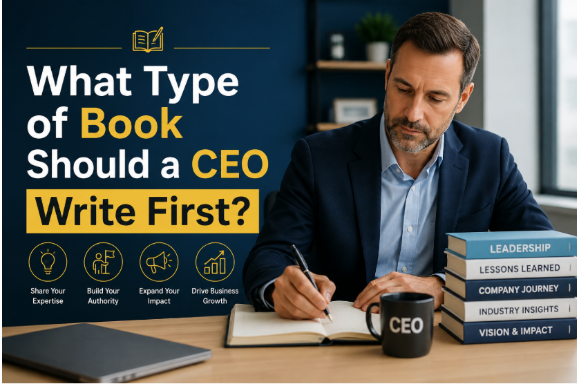What Type of Book Should a CEO Write First? A 2026 Publishing Guide